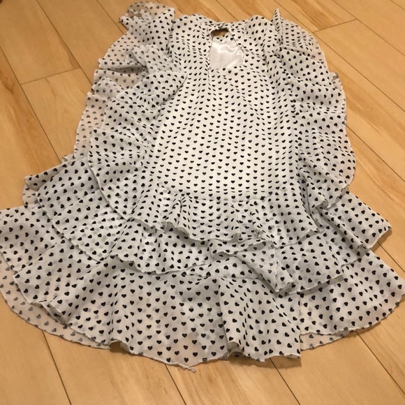 Frill heart print dress - Picture 2 of 3